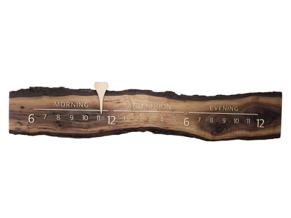 Meteor:5 - foot Walnut/Maple - Linear Clockworks