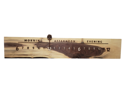 Pheasant:3 - foot Walnut/Walnut - Linear Clockworks