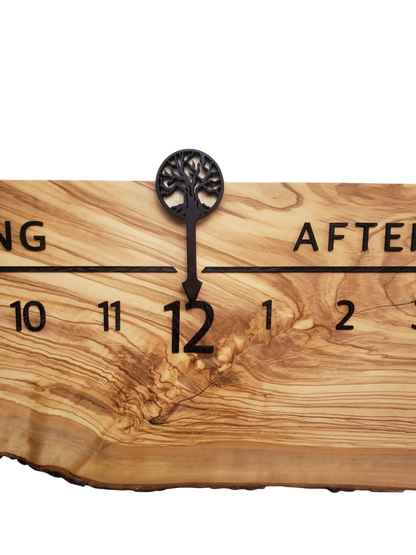 Nile:5 - foot Olivewood/Wenge - Linear Clockworks