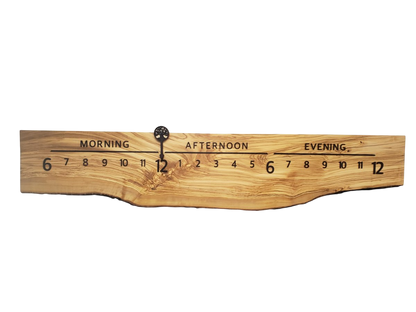 Nile:5 - foot Olivewood/Wenge - Linear Clockworks