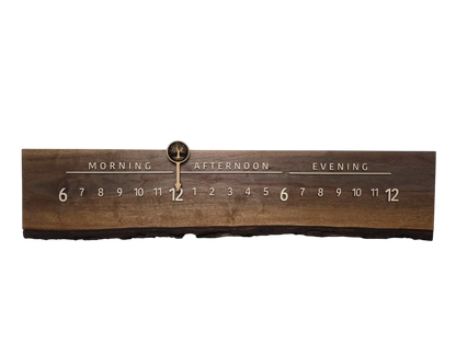 Paige:3 - foot Walnut/Maple - Linear Clockworks