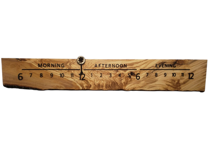 Palermo:5 - foot Olivewood/Wenge - Linear Clockworks