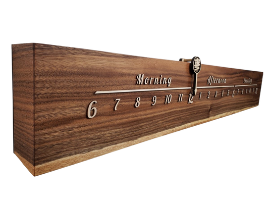 Peru:5 - foot Monkeypod/Maple - Linear Clockworks