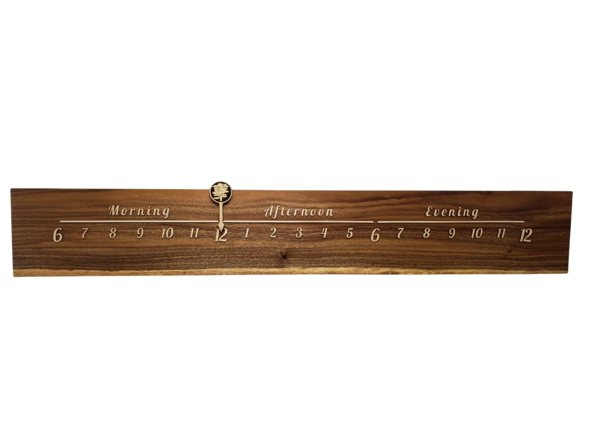 Peru:5 - foot Monkeypod/Maple - Linear Clockworks