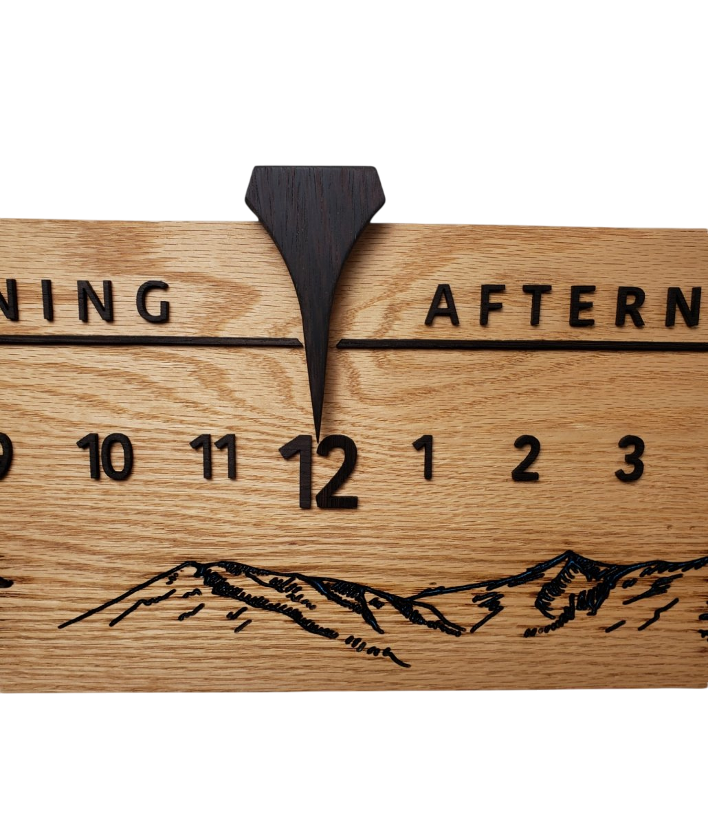 Mitchell: 3 - foot Oak/Wenge - Linear Clockworks