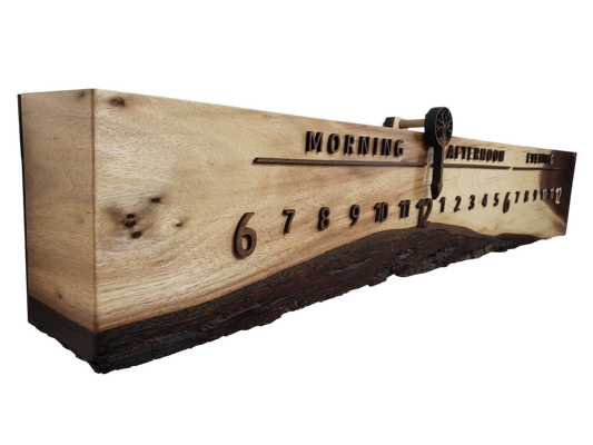 Pigeon:3 - foot Walnut/Walnut - Linear Clockworks