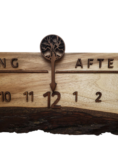 Pigeon:3 - foot Walnut/Walnut - Linear Clockworks