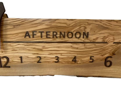 Nakoa: 5 - foot Olivewood/Walnut - Linear Clockworks