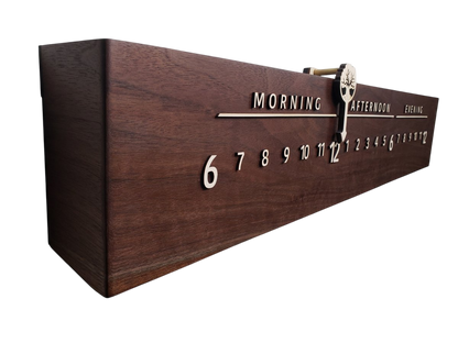 Orion: 3 - foot Walnut/Maple - Linear Clockworks