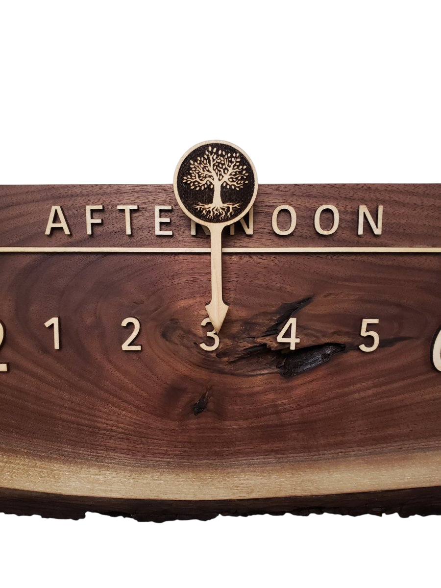 Mulberry:3 - foot Walnut/Maple - Linear Clockworks