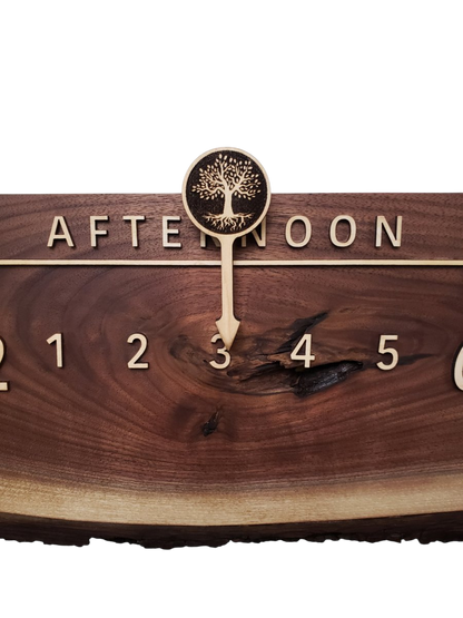 Mulberry:3 - foot Walnut/Maple - Linear Clockworks