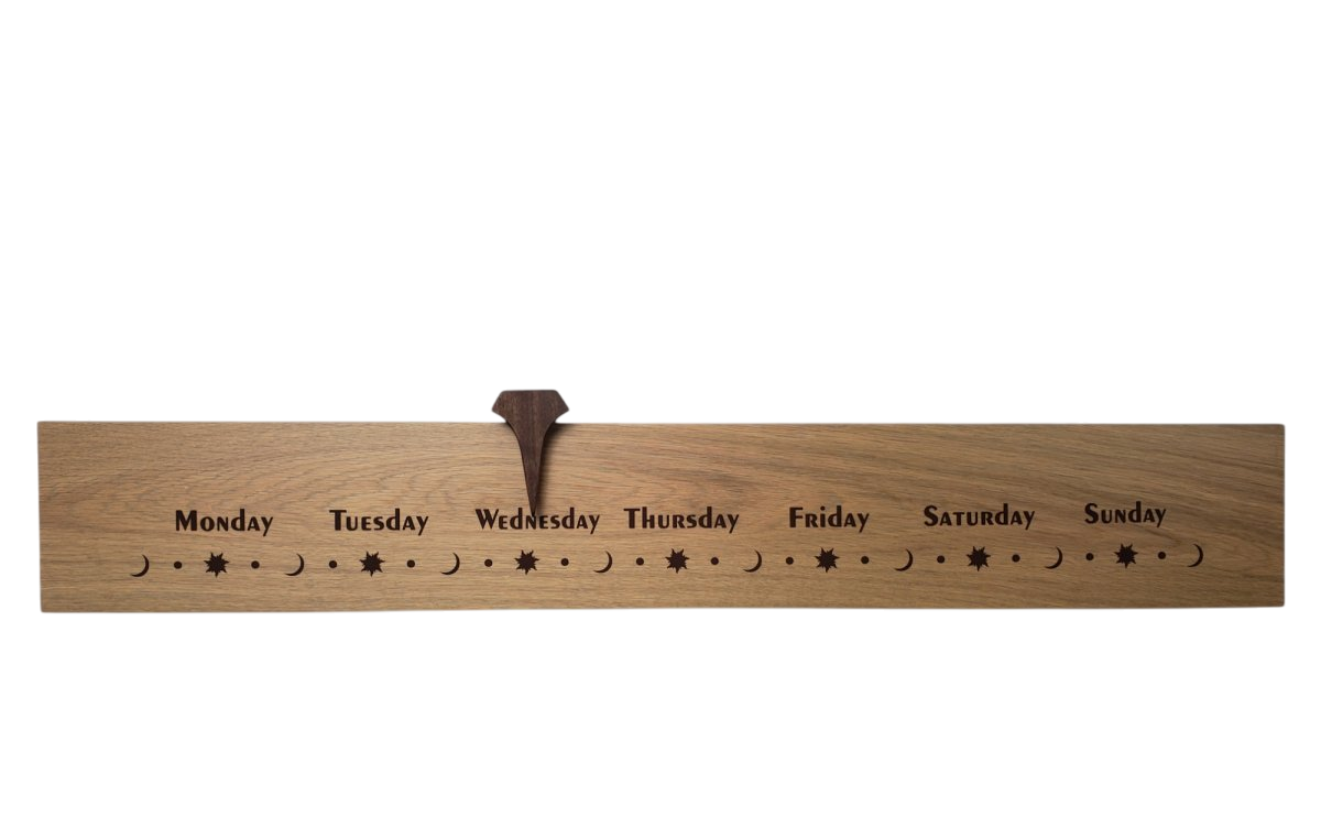 Retired2: 3 foot Oak / Brown Oracal - Linear Clockworks