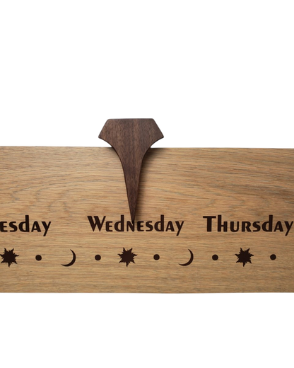 Retired2: 3 foot Oak / Brown Oracal - Linear Clockworks