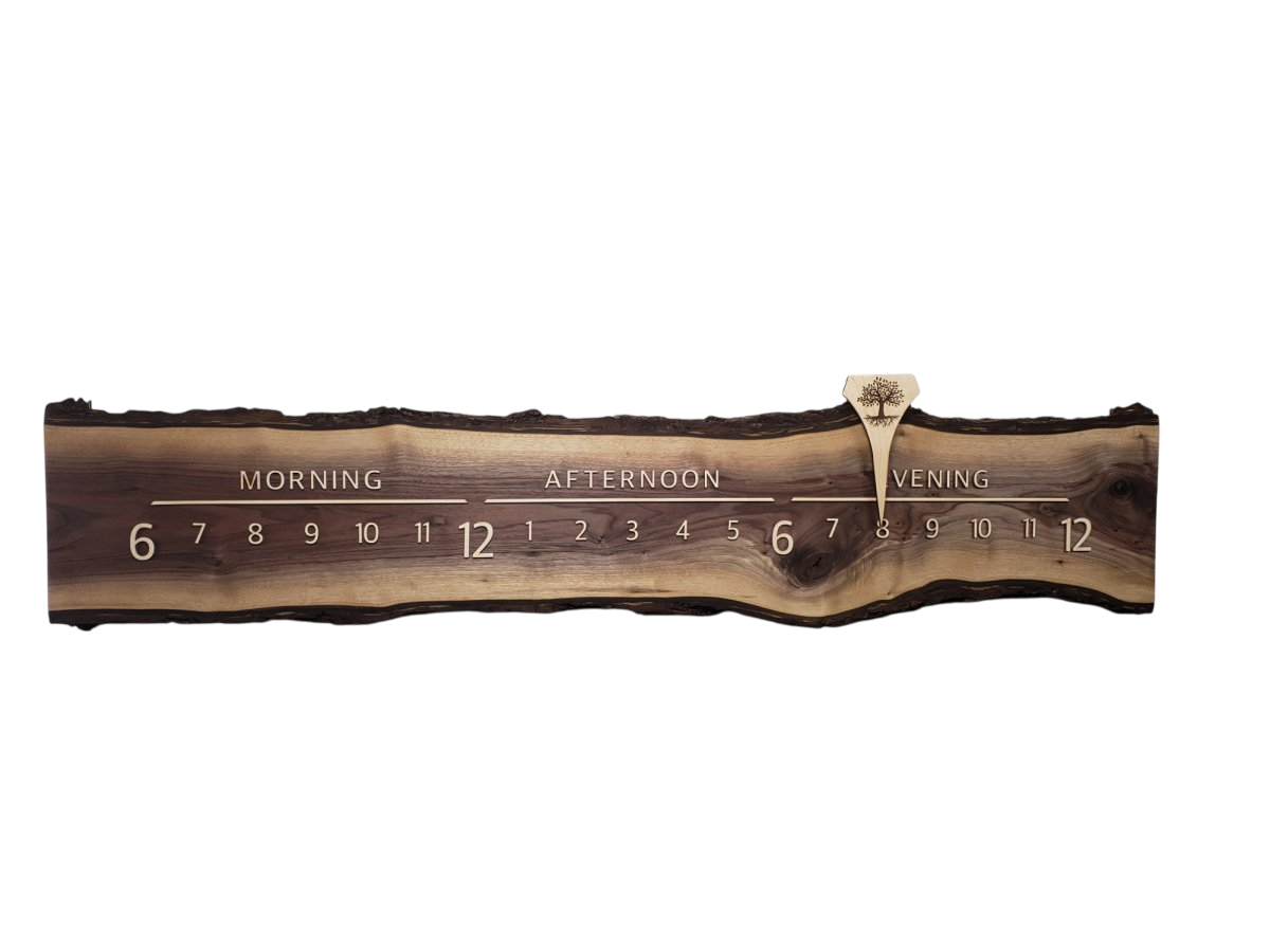 Muslin: 5 - foot Walnut/Maple - Linear Clockworks