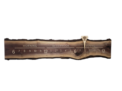 Muslin: 5 - foot Walnut/Maple - Linear Clockworks