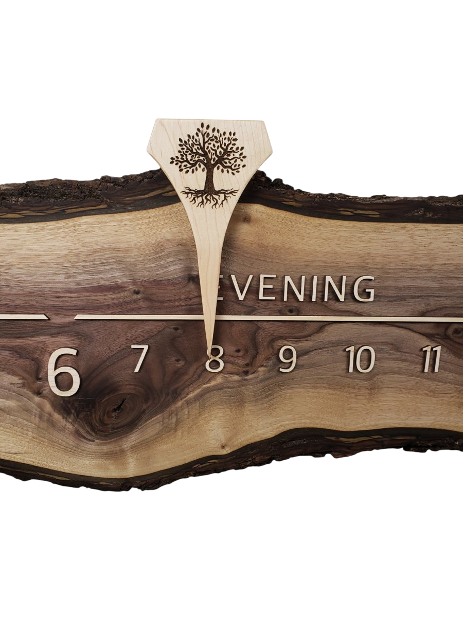 Muslin: 5 - foot Walnut/Maple - Linear Clockworks