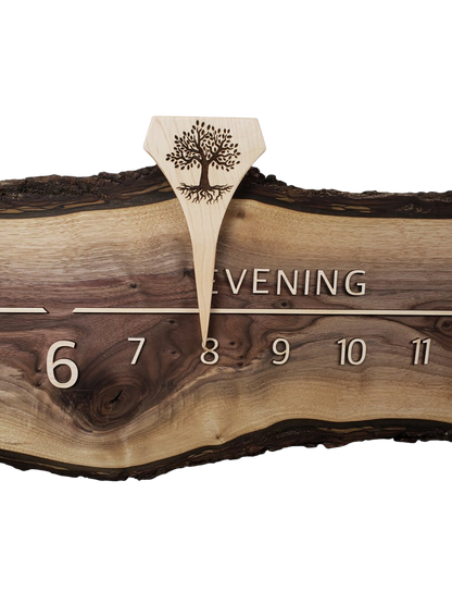 Muslin: 5 - foot Walnut/Maple - Linear Clockworks