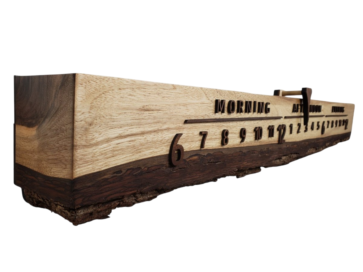 Onyx:3 - foot Walnut/Walnut - Linear Clockworks
