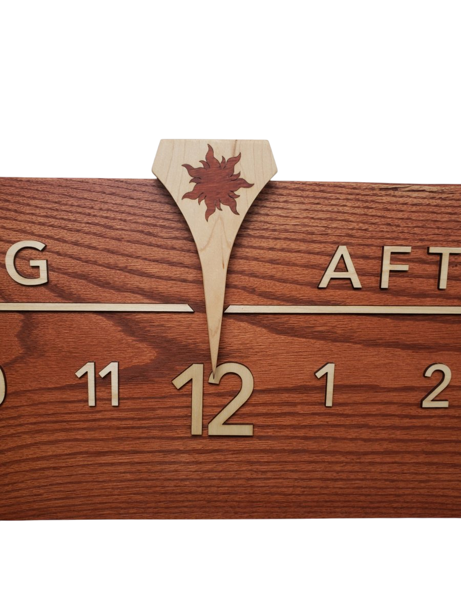 Sunrise:7 - foot Oak/Maple - Linear Clockworks