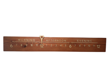 Sunrise:7 - foot Oak/Maple - Linear Clockworks