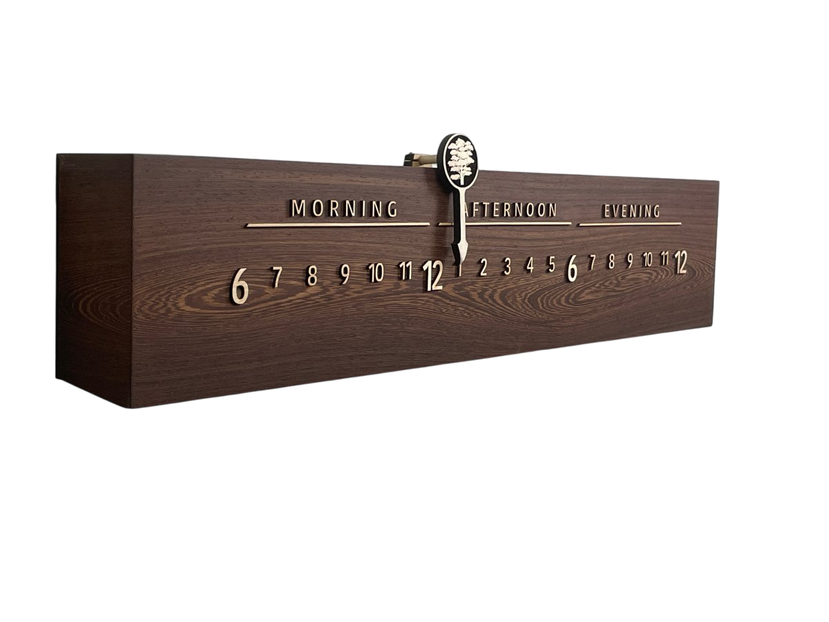 Tempus:3 - foot Wenge/Maple - Linear Clockworks