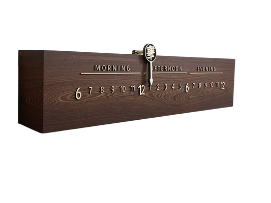 Tempus:3 - foot Wenge/Maple - Linear Clockworks