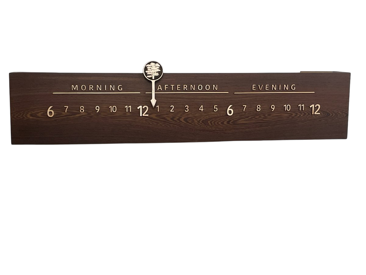 Tempus:3 - foot Wenge/Maple - Linear Clockworks