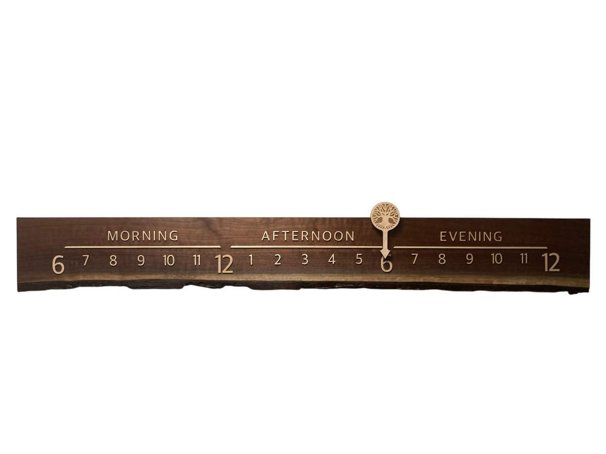 Siyona:5 - foot Walnut/Maple - Linear Clockworks