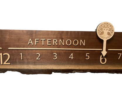 Siyona:5 - foot Walnut/Maple - Linear Clockworks