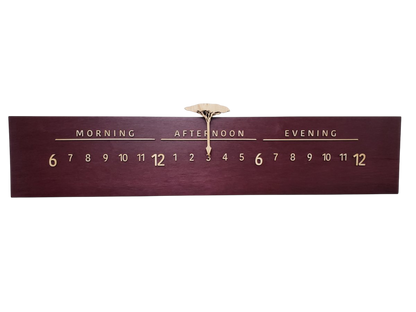 Violette: 3 - foot Purpleheart / Maple - Linear Clockworks