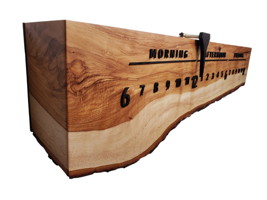 Polaris:3 - foot Maple/Wenge - Linear Clockworks