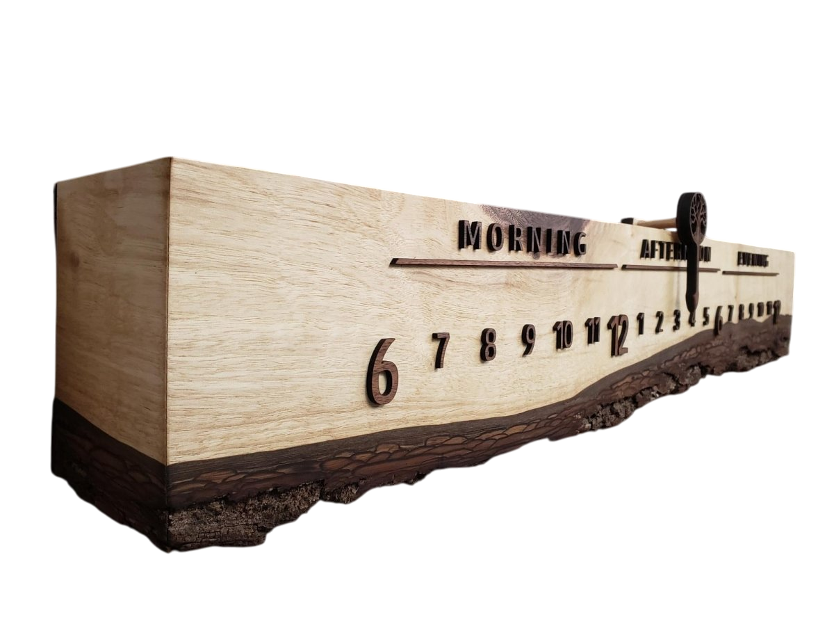 Twilight: 3 - foot Walnut/Walnut - Linear Clockworks
