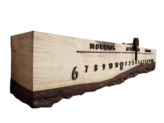 Twilight: 3 - foot Walnut/Walnut - Linear Clockworks