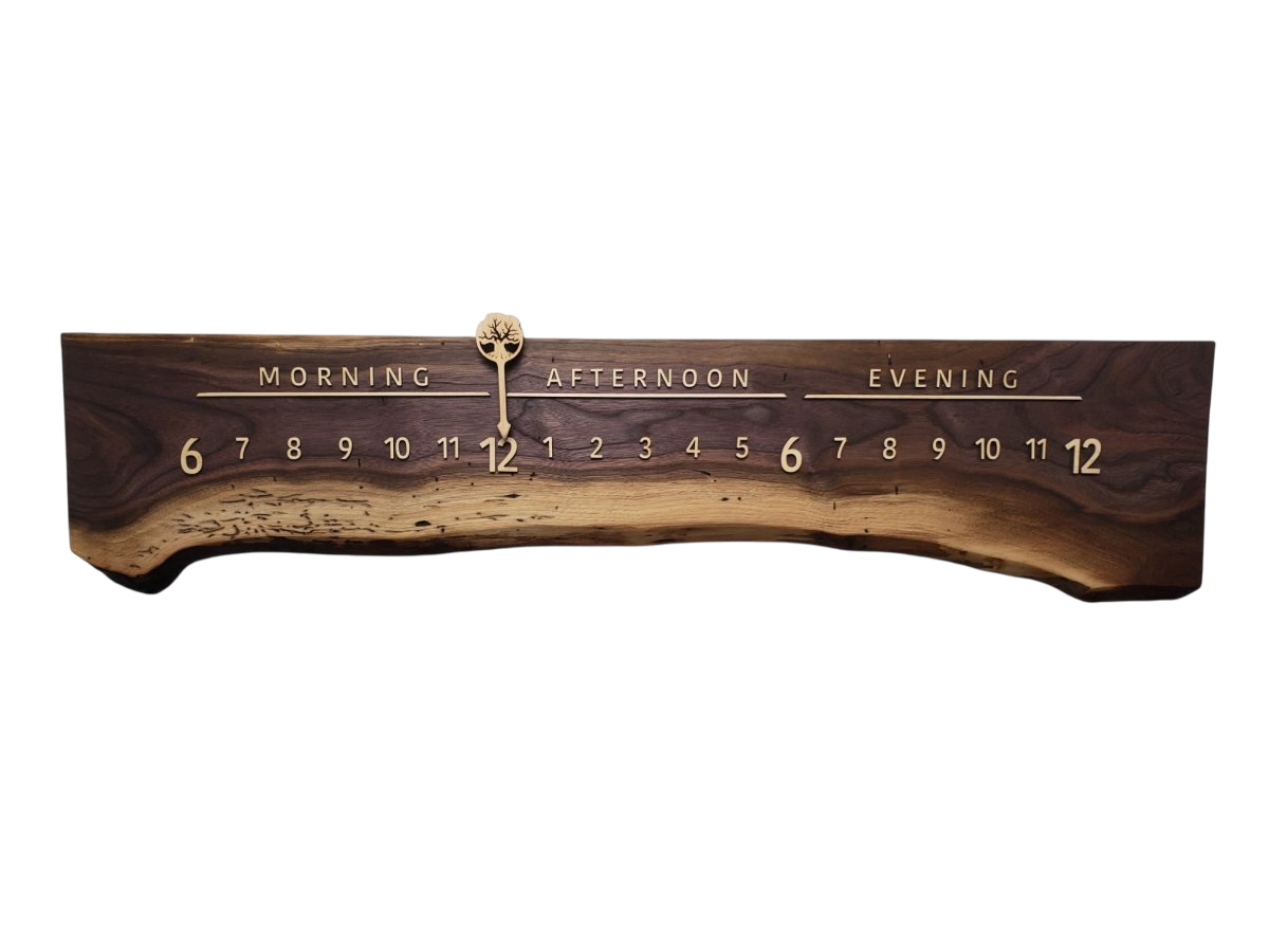 Sydney:3 - foot Walnut/Maple - Linear Clockworks