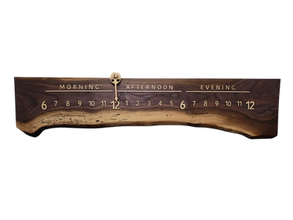 Sydney:3 - foot Walnut/Maple - Linear Clockworks