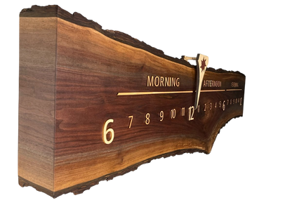 Valor: 5 - foot Walnut/Maple - Linear Clockworks