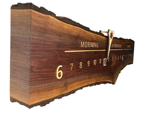 Valor: 5 - foot Walnut/Maple - Linear Clockworks