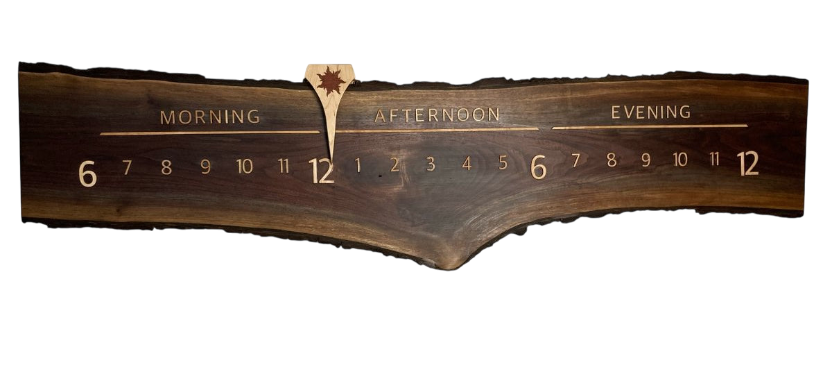 Valor: 5 - foot Walnut/Maple - Linear Clockworks