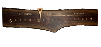 Valor: 5 - foot Walnut/Maple - Linear Clockworks