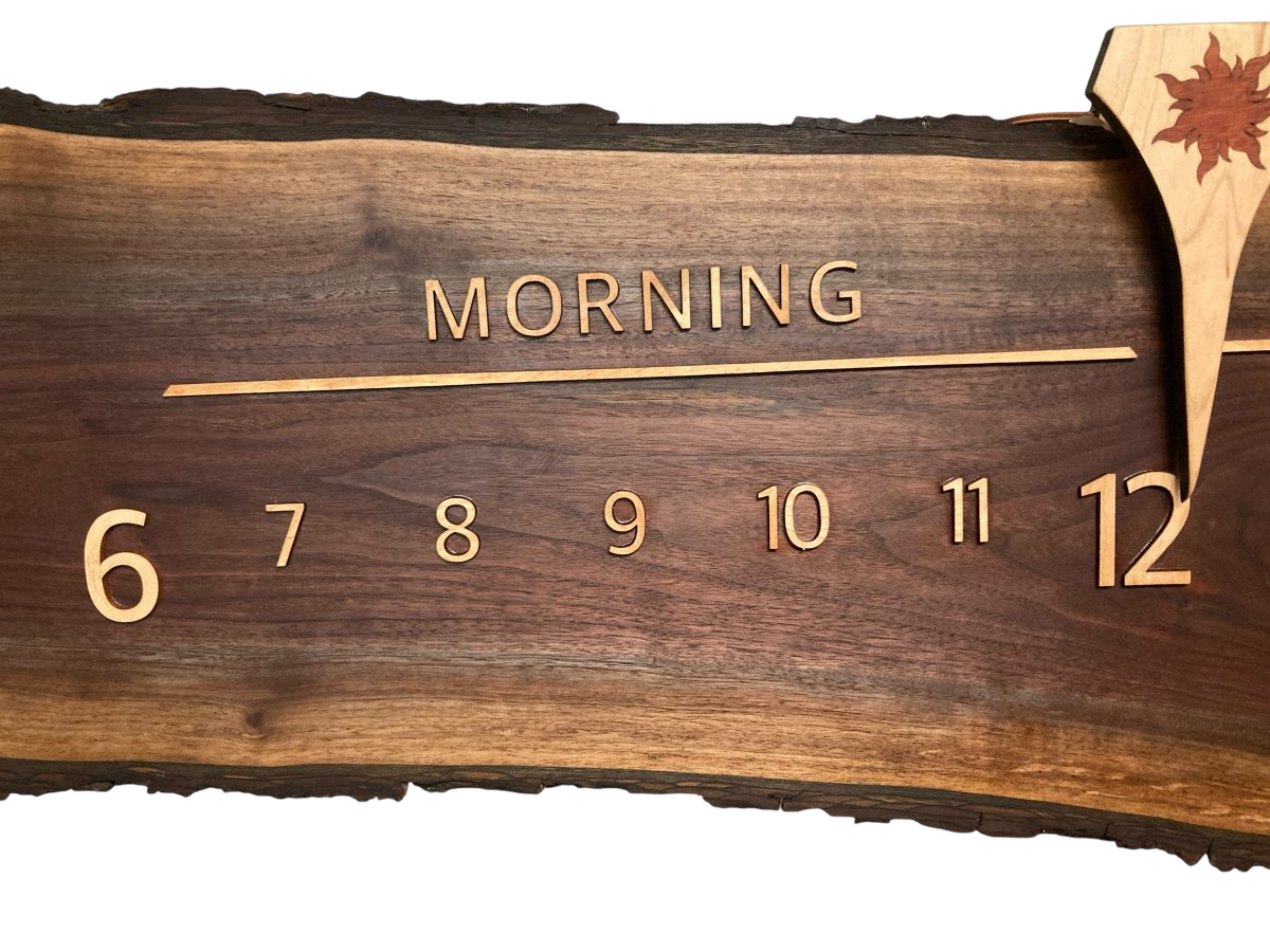 Valor: 5 - foot Walnut/Maple - Linear Clockworks