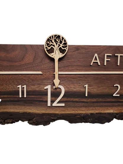 Sandy:5 - foot Walnut/Maple - Linear Clockworks