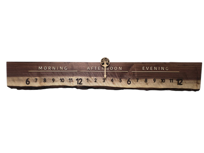 Sesame:3 - foot Walnut/Maple - Linear Clockworks
