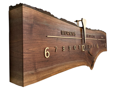 Vaela: 5 - foot Walnut/Maple - Linear Clockworks