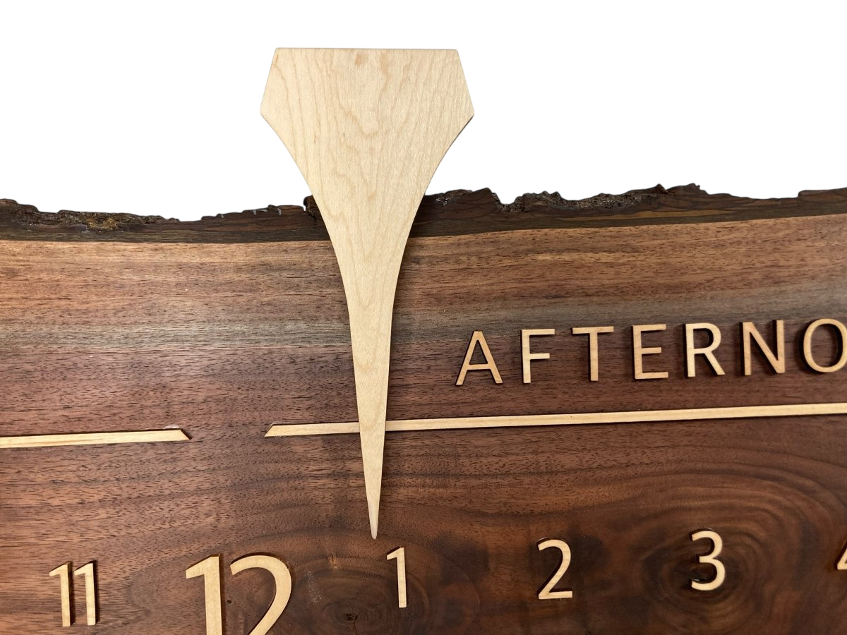Vaela: 5 - foot Walnut/Maple - Linear Clockworks