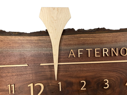 Vaela: 5 - foot Walnut/Maple - Linear Clockworks