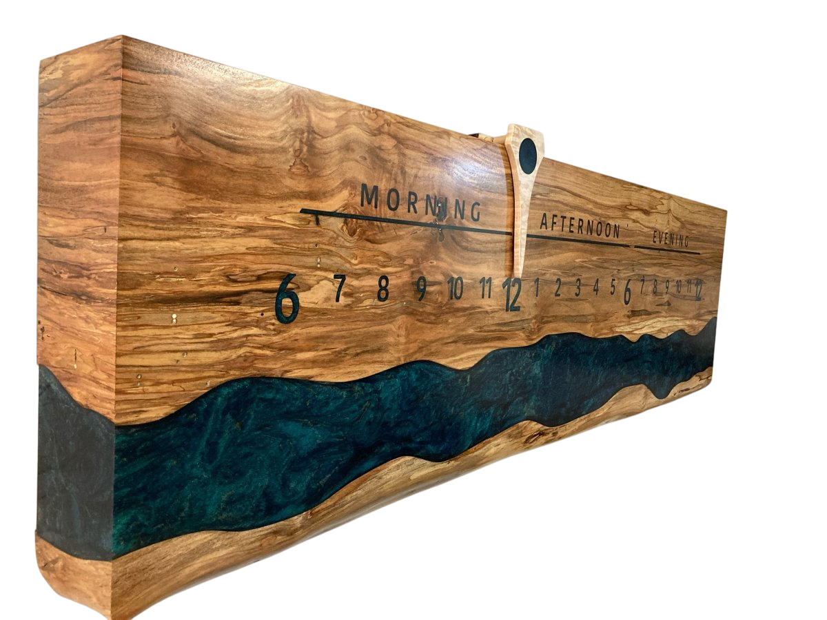 Stokes:3ft Spalted Maple - Linear Clockworks