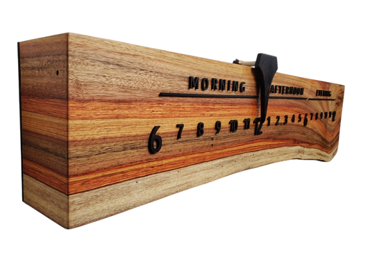 Sunset:3 - foot Canarywood/Wenge - Linear Clockworks