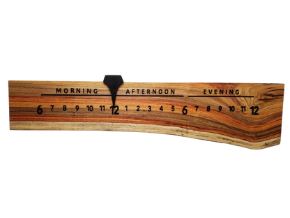 Sunset:3 - foot Canarywood/Wenge - Linear Clockworks