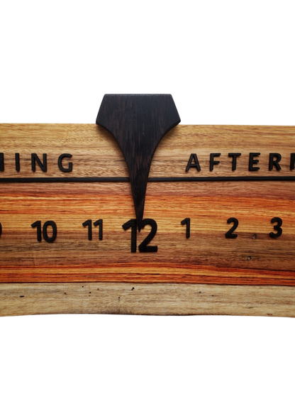 Sunset:3 - foot Canarywood/Wenge - Linear Clockworks
