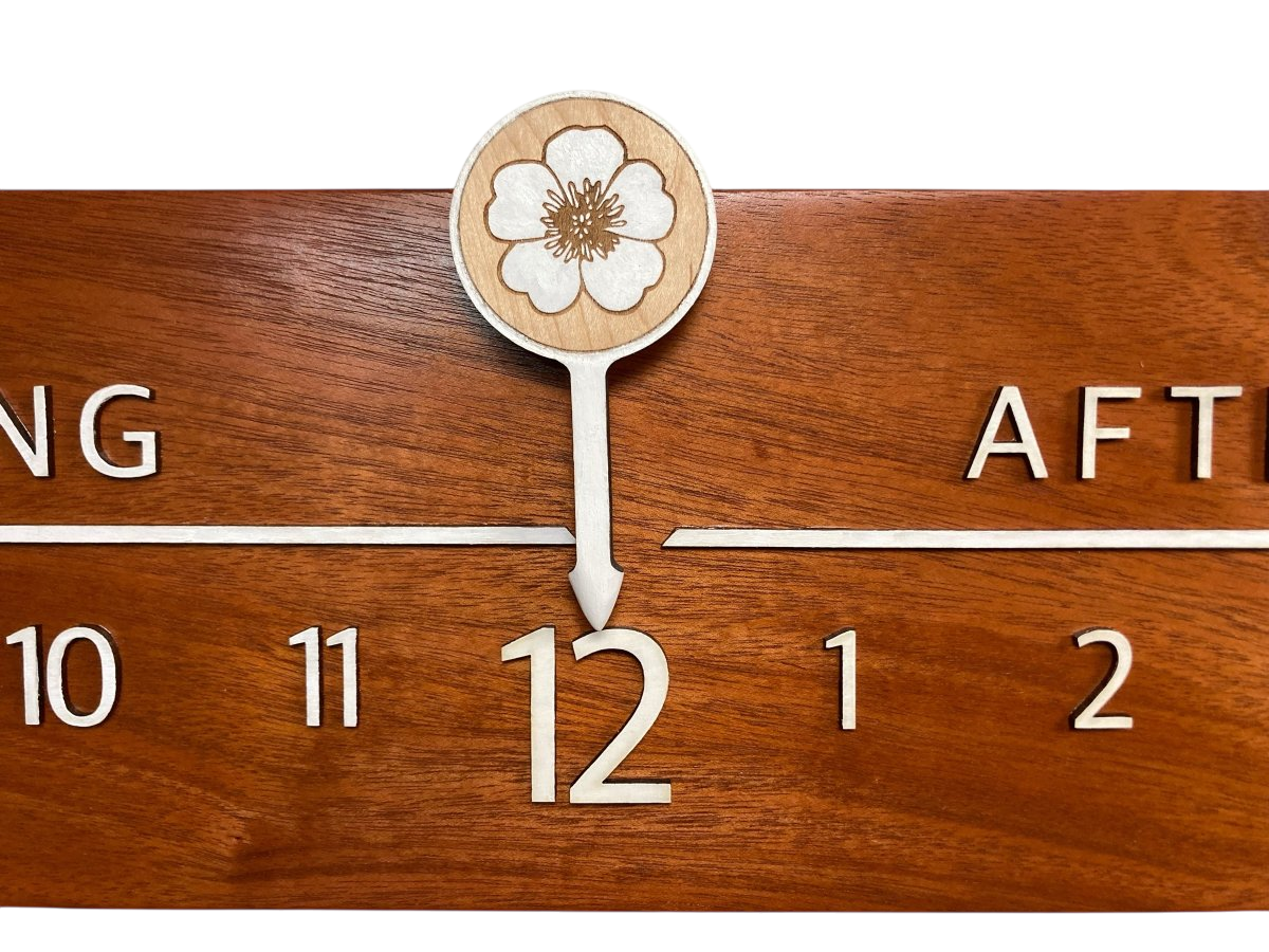 Blossom: 5 - foot Cherry/Maple - Linear Clockworks